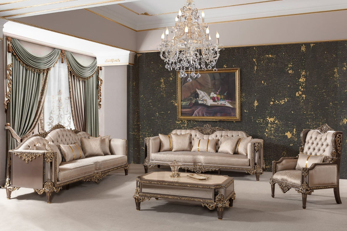 İstanbul Classic Sofa Set